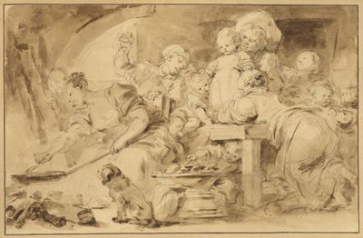 The Pancake Maker by Jean Honore Fragonard